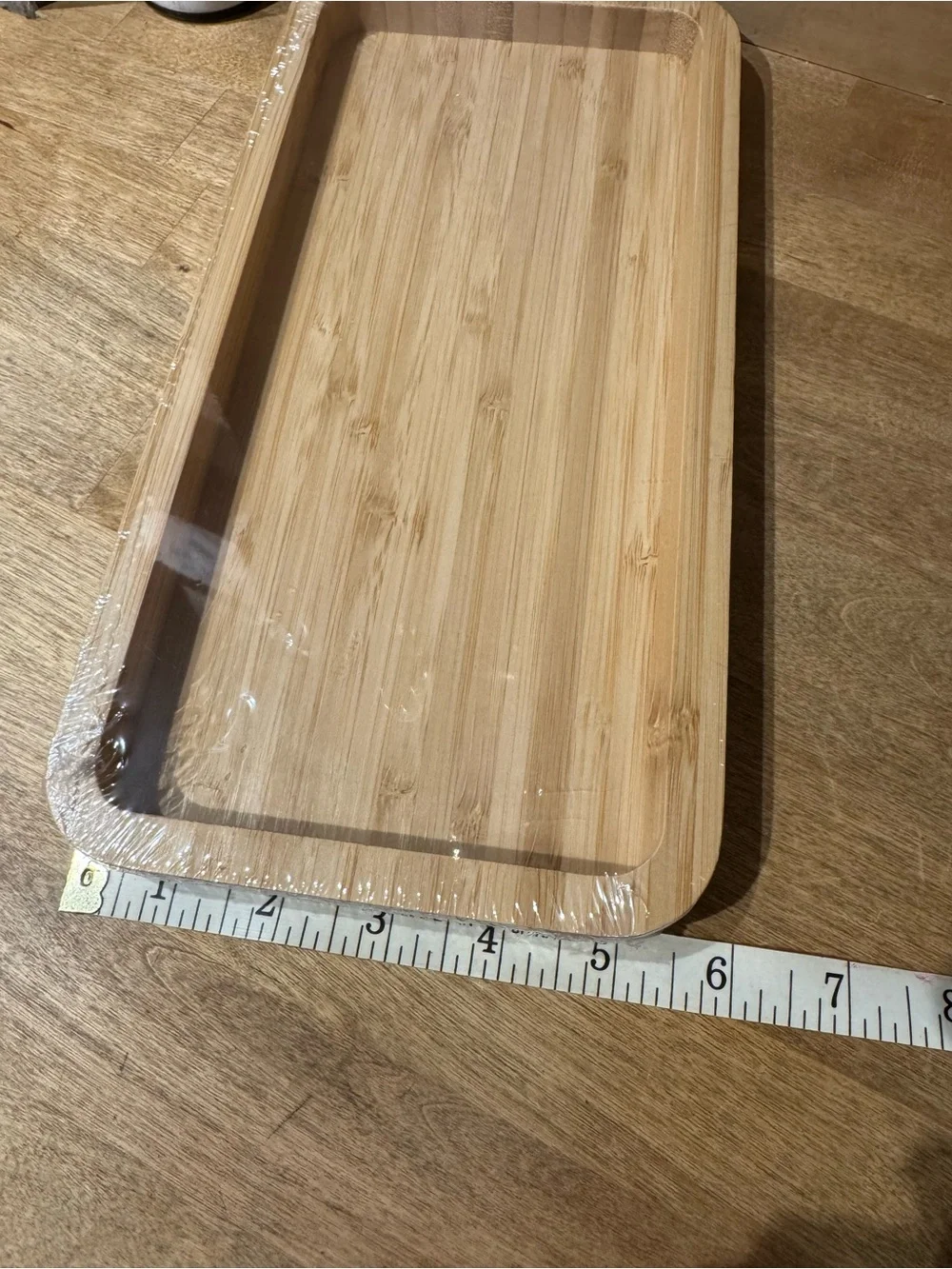 NWT Natural Bamboo Bath Tray